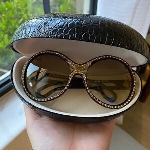 Vintage Nina Ricci sunglasses with rhinestones